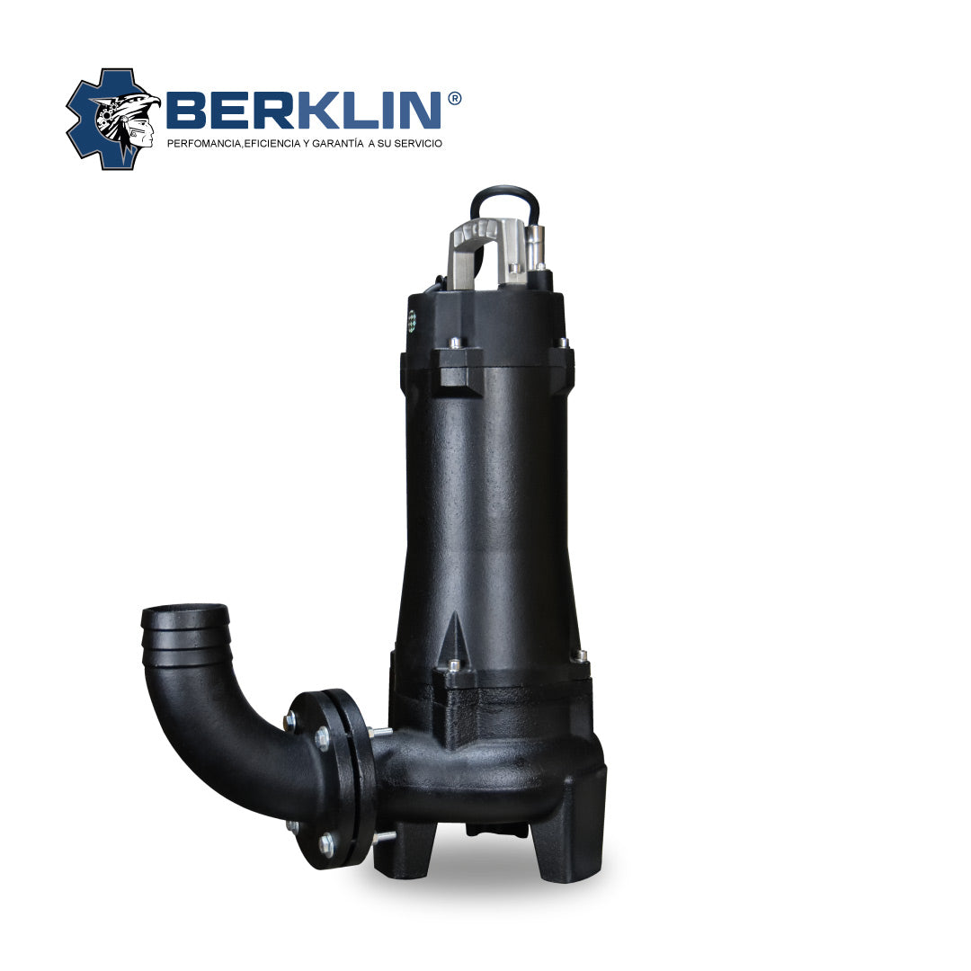 BOMBA DE AGUA SUMERGIBLE DE 3HP PARA AGUA SUCIA TRIF. 380V