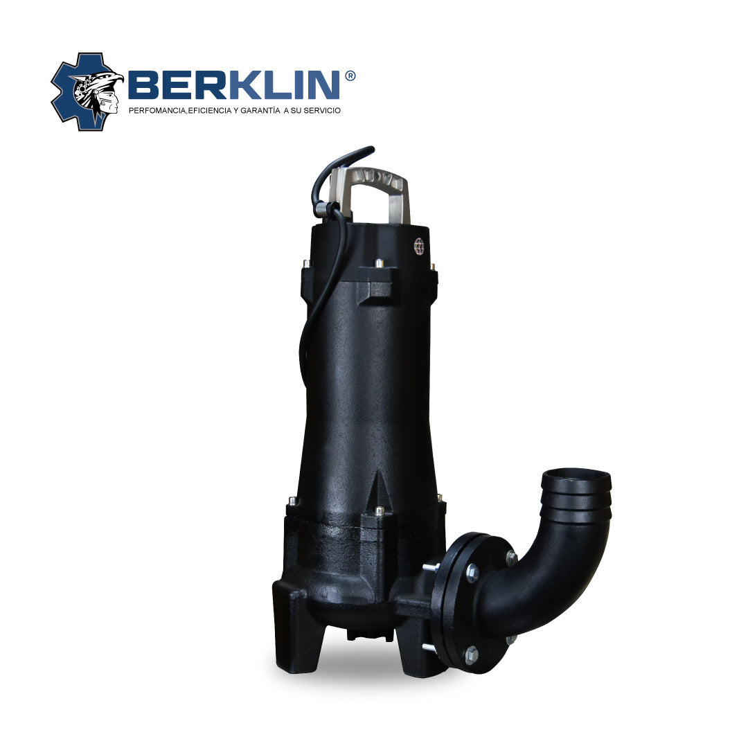 BOMBA DE AGUA SUMERGIBLE DE 3HP PARA AGUA SUCIA TRIF. 380V