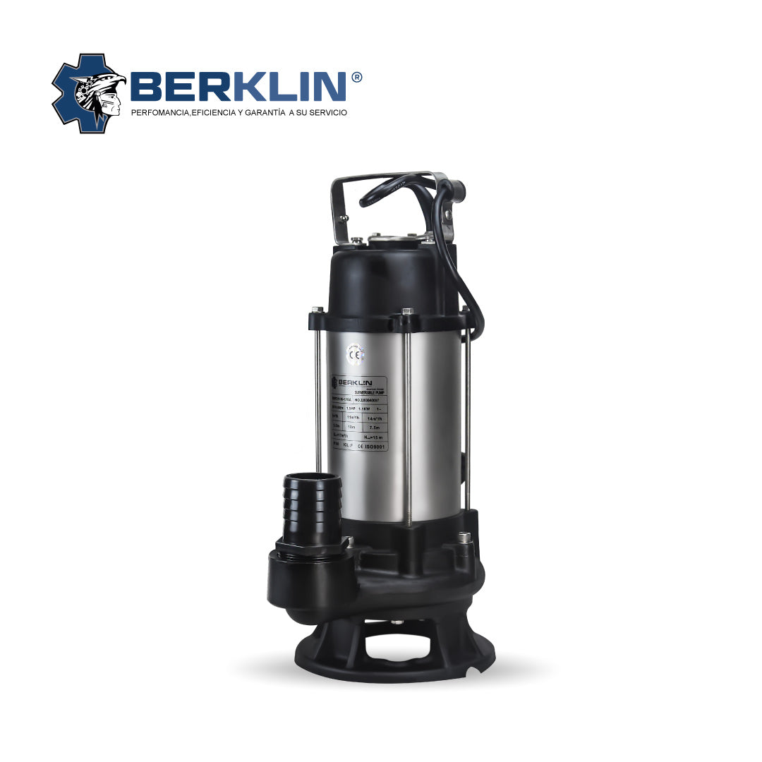 BOMBA SUMERGIBLE DE 2HP PARA AGUAS TURBIAS