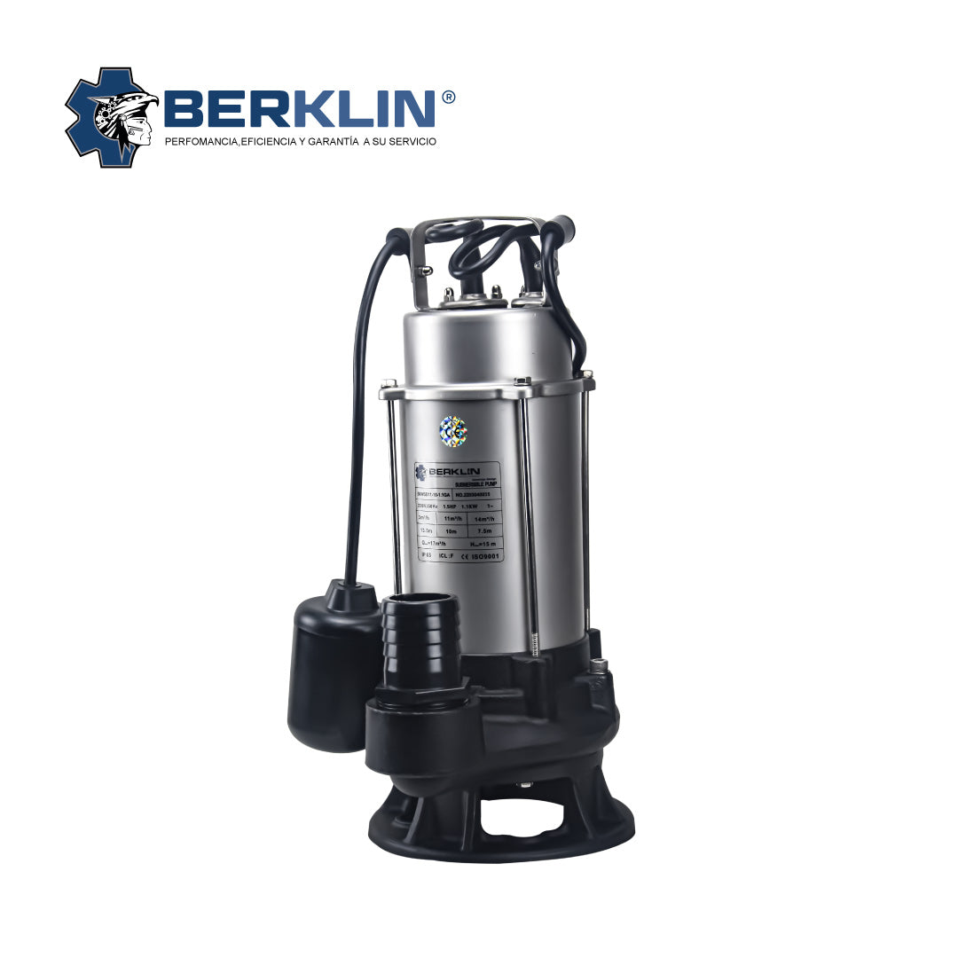 BOMBA SUMERGIBLE DE 2HP PARA AGUA SUCIA