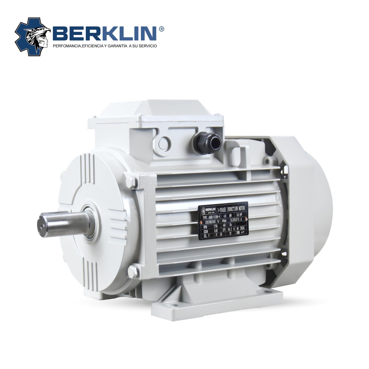 MOTOR ELECTRICO ABB TRIFÁSICO DE 5.5HP 220V/380V /440V 1750RPM
