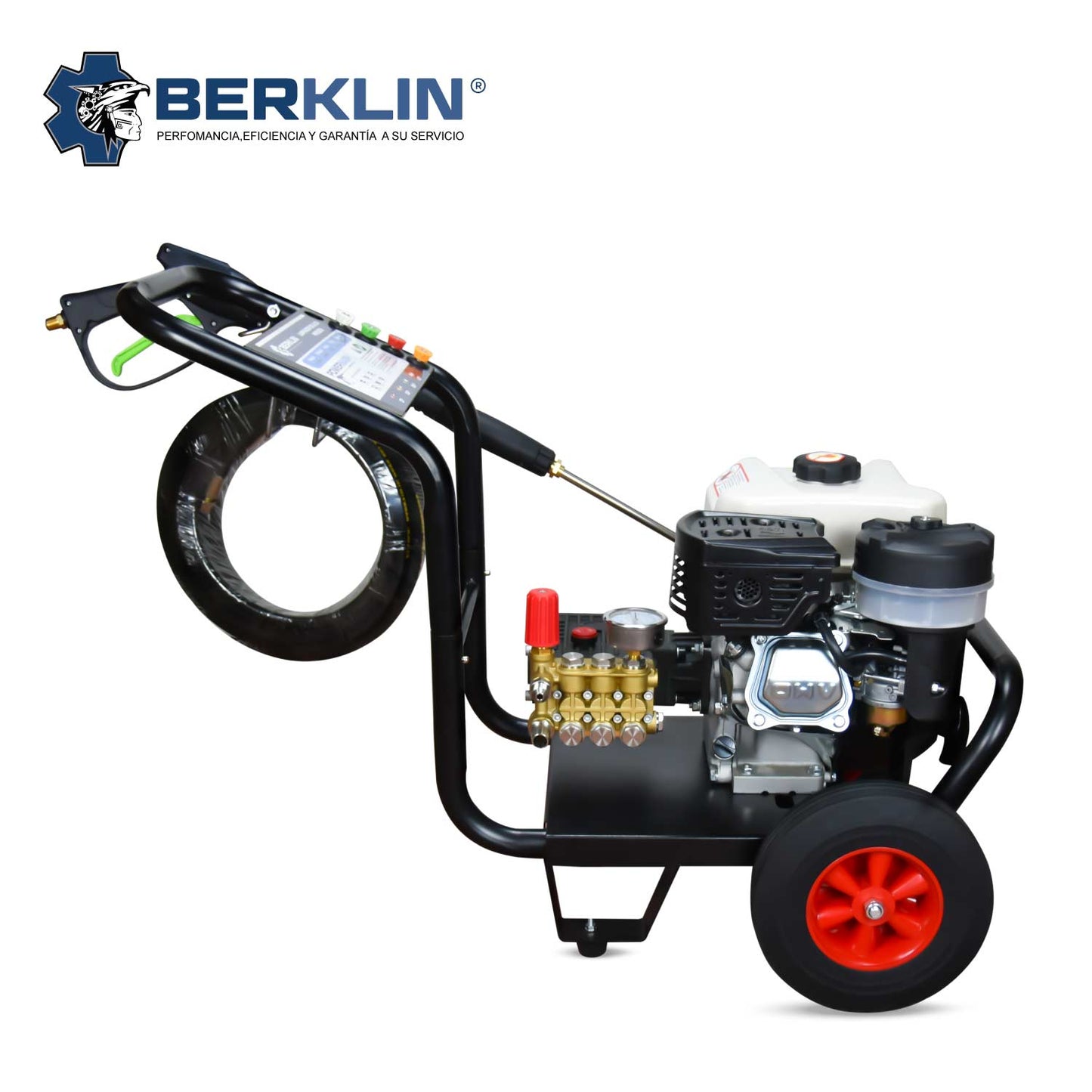 HIDROLAVADORA CON MOTOR A GASOLINA DE ALTA PRESIÓN 1450 PSI