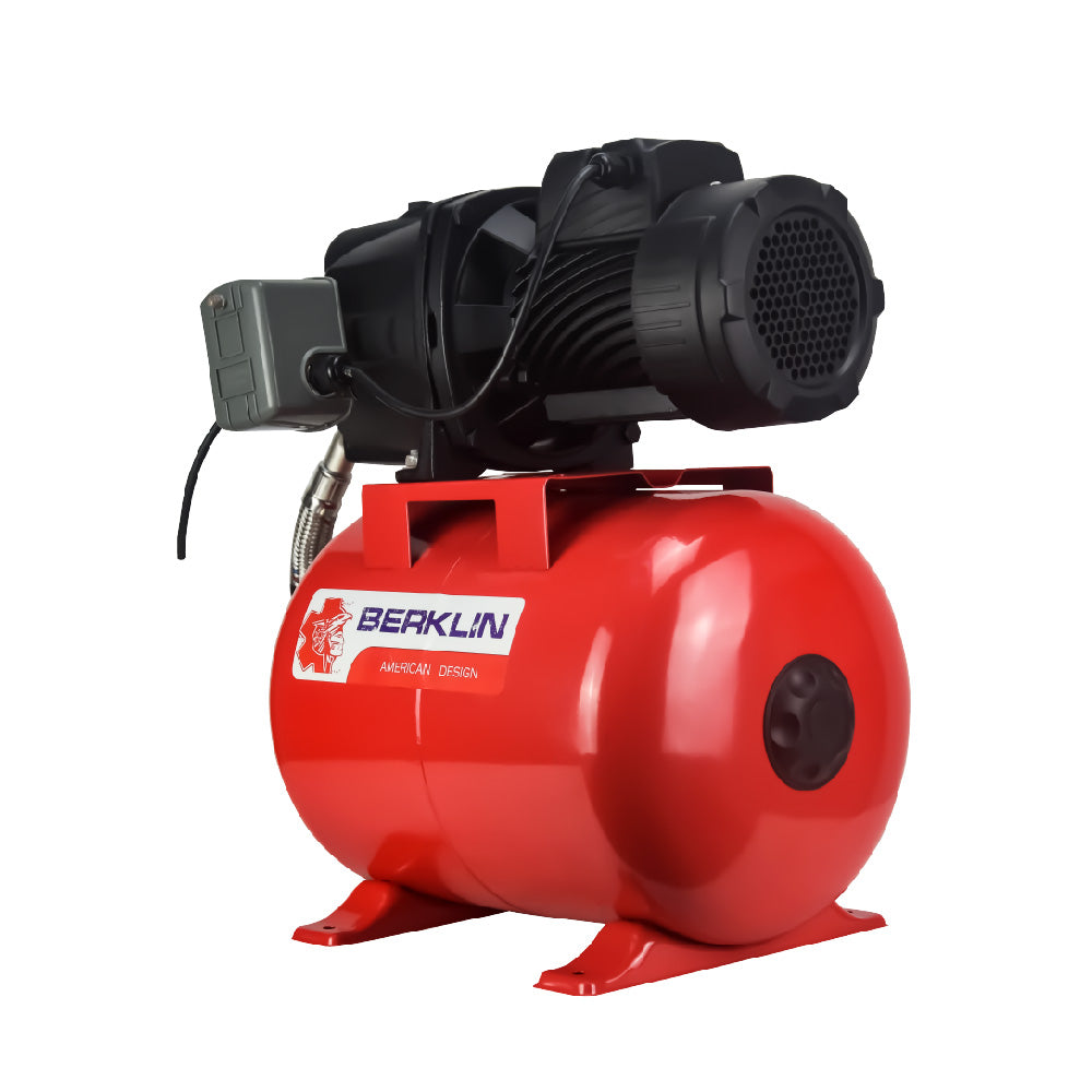 EQUIPO HIDRONEUMATICO DE 60L CON BOMBA JET DE 1HP