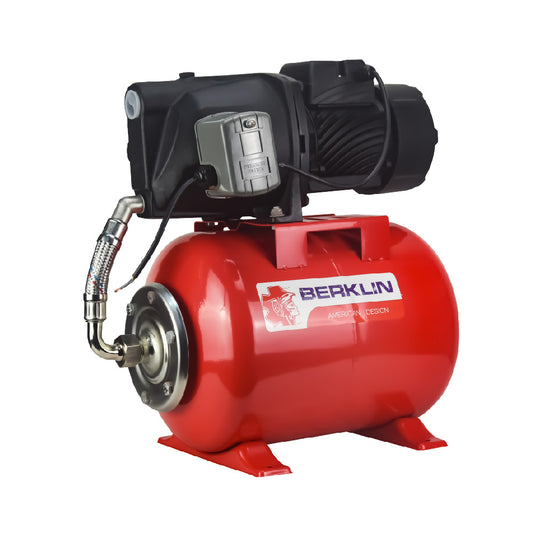 EQUIPO HIDRONEUMATICO DE 60L CON BOMBA JET DE 1HP