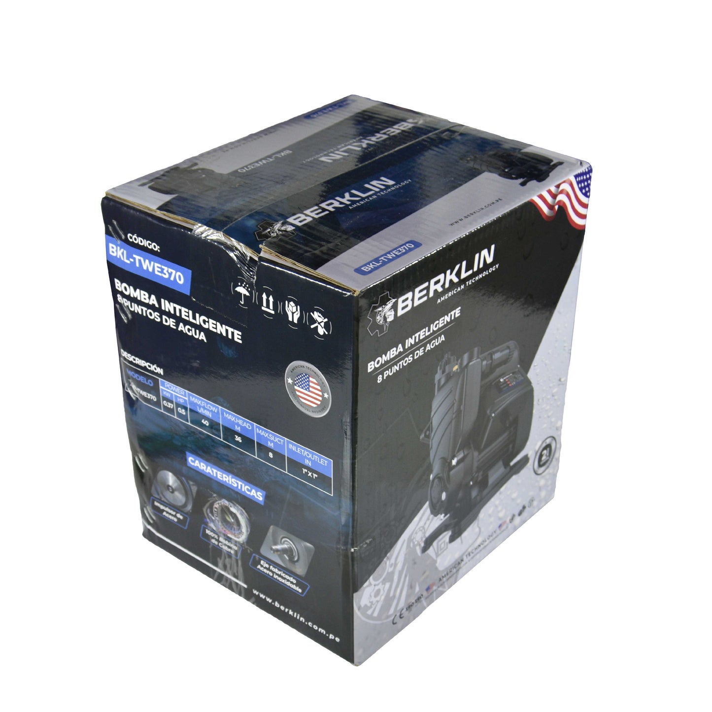 BOMBA DE AGUA PRESURIZADORA INTELIGENTE AUTOMATICA CON PULMON PARA 8 PUNTOS
