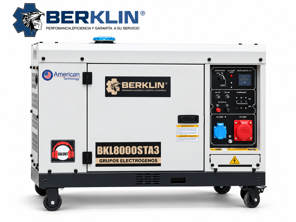 GRUPO ELECTRÓGENO DIESEL BKL8000STA3