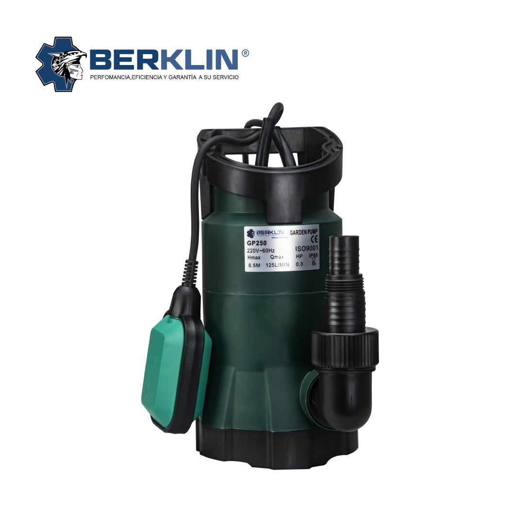BOMBA DE AGUA SUMERGIBLE PARA ACHIQUE DE 0.3 HP
