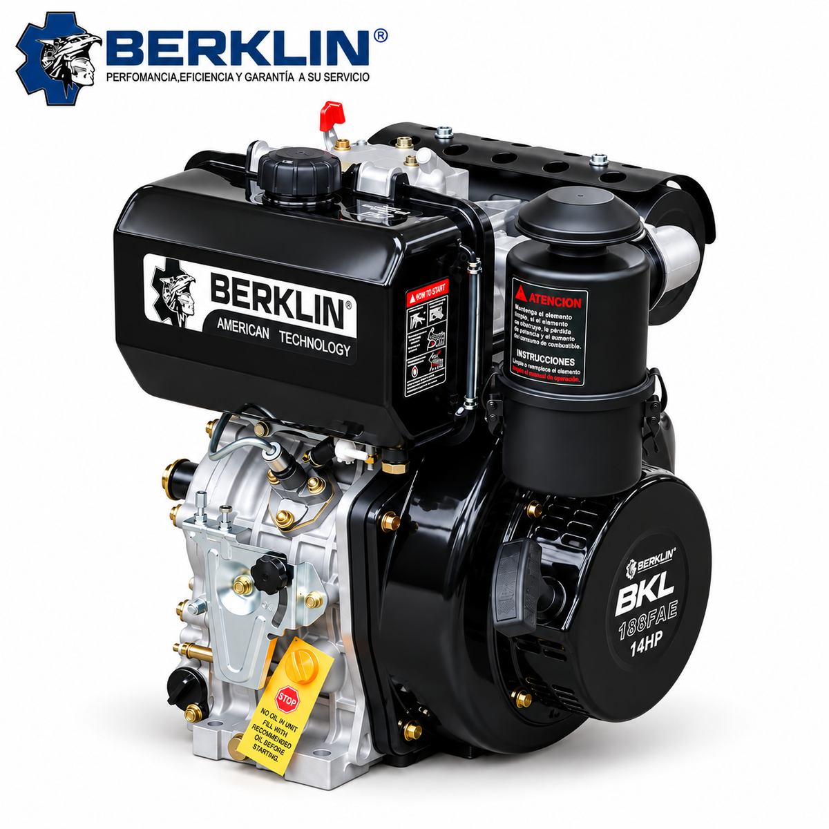 MOTOR PETROLERO DE 14HP CON ARRANQUE ELÉCTRICO