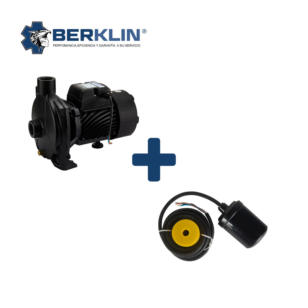 BOMBA CENTRIFUGA DE 0.5 HP CON ELECTRONIVEL