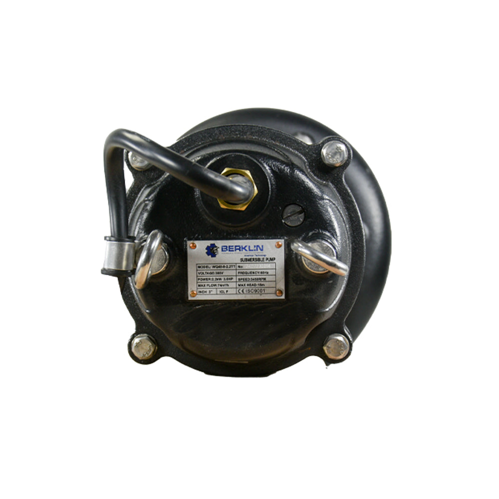 ELECTROBOMBA SURMEGIBLE PARA AGUA SUCIA TRIFÁSICA 380V DE 7.5 HP 3"