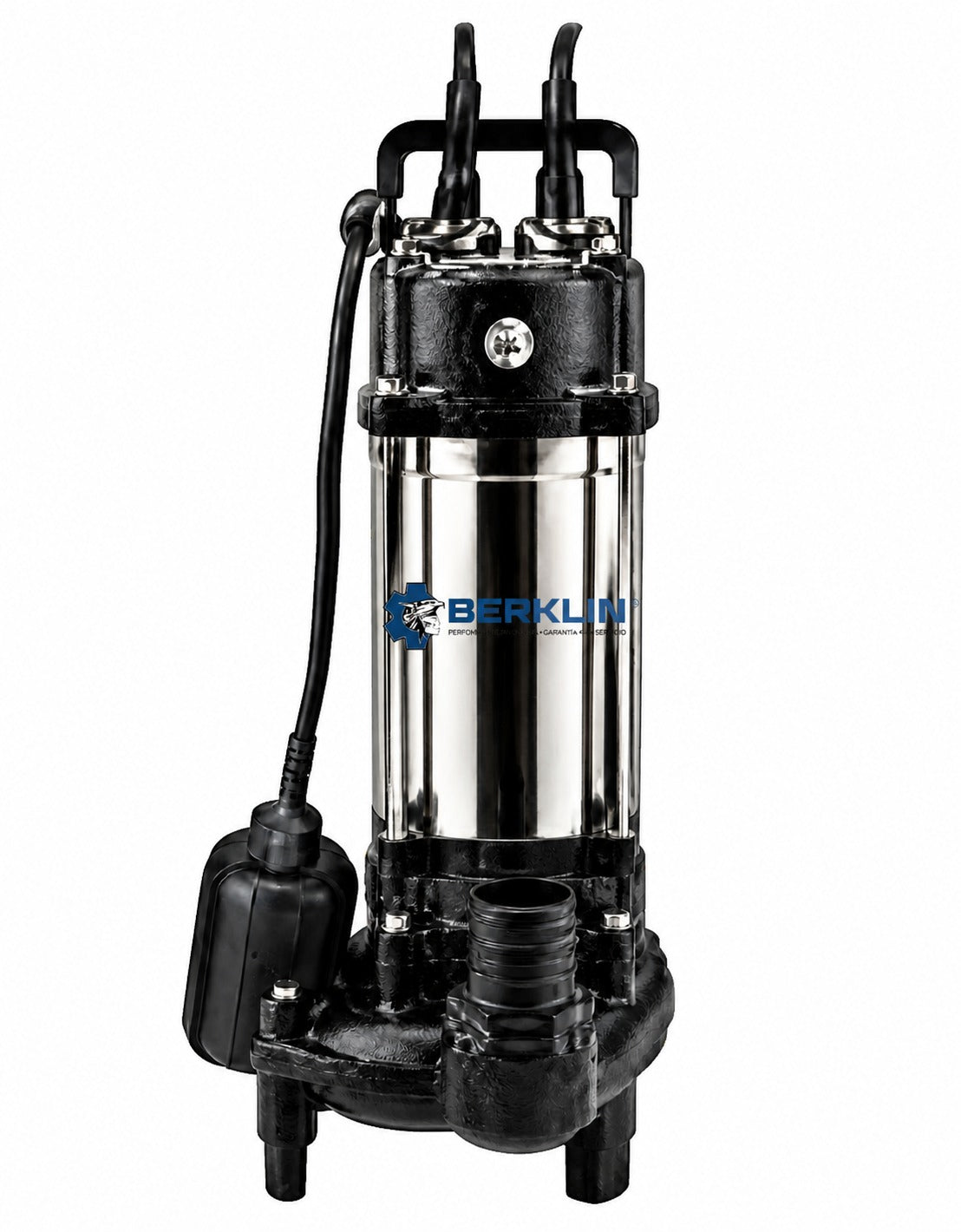 BOMBA DE AGUA SUMERGIBLE VORTEX DE 1 HP PARA AGUAS RESIDUALES