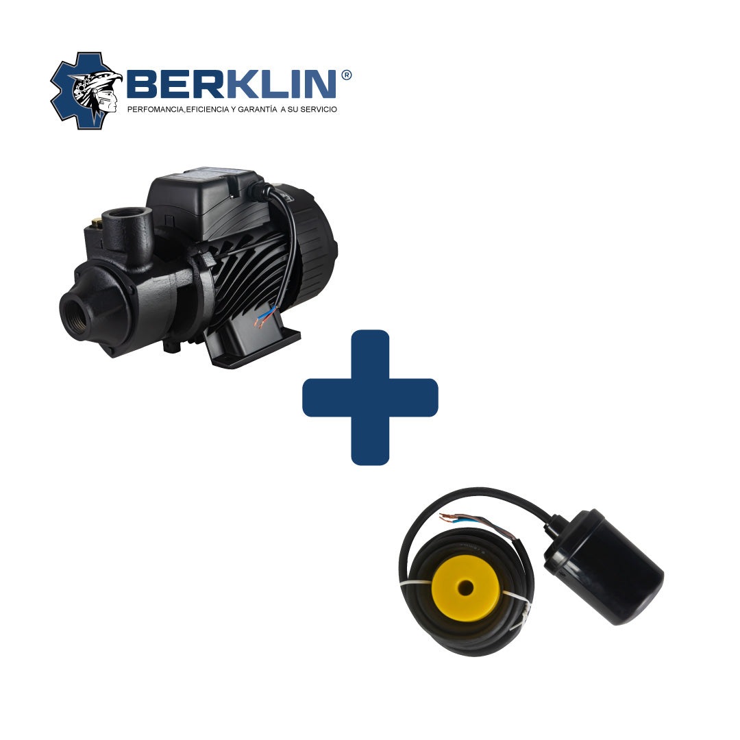 BOMBA PERIFERICA DE 1 HP CON ELECTRONIVEL