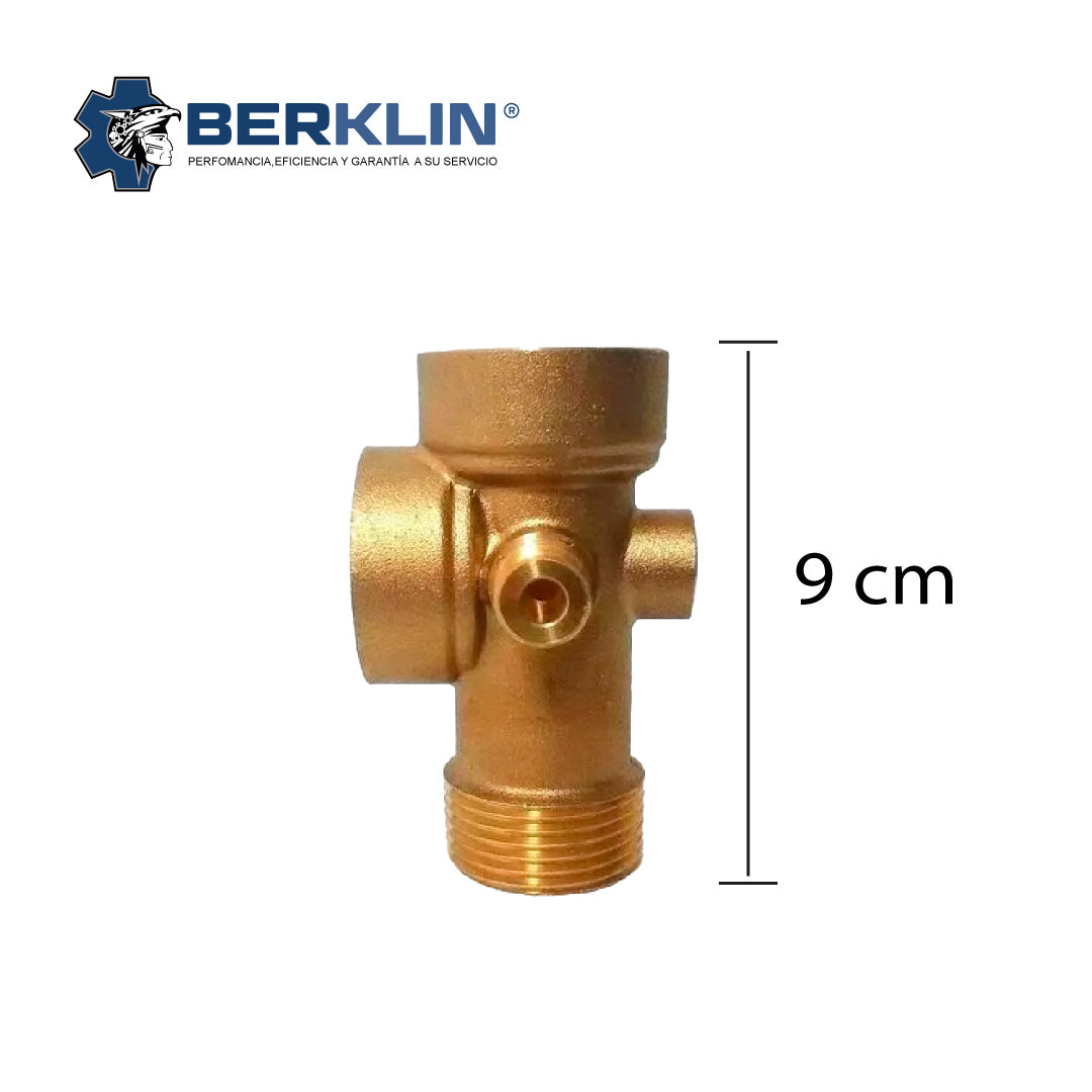 VALVULA DE 5 VIAS DE BRONCE