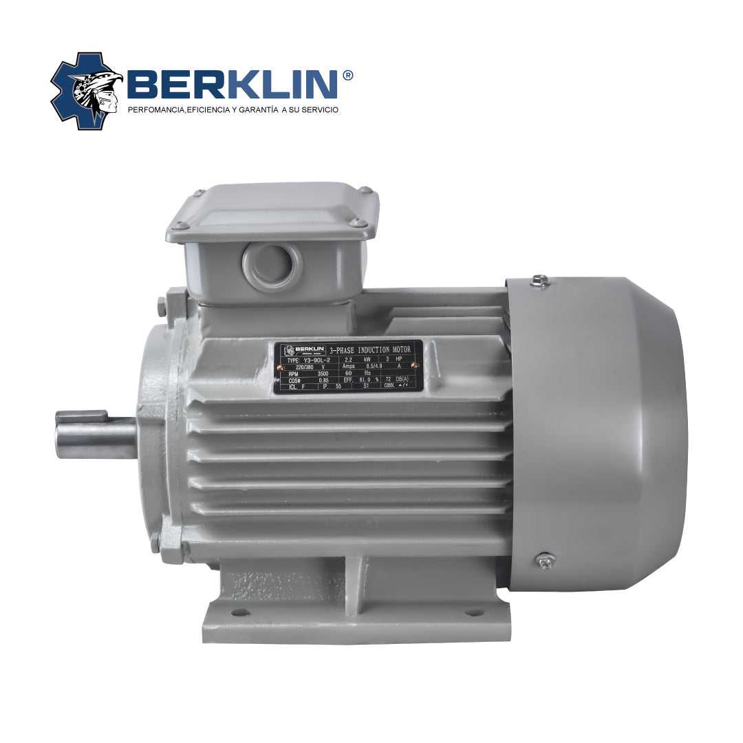 MOTOR ELECTRICO TRIFASICO DE 3HP 3500RPM