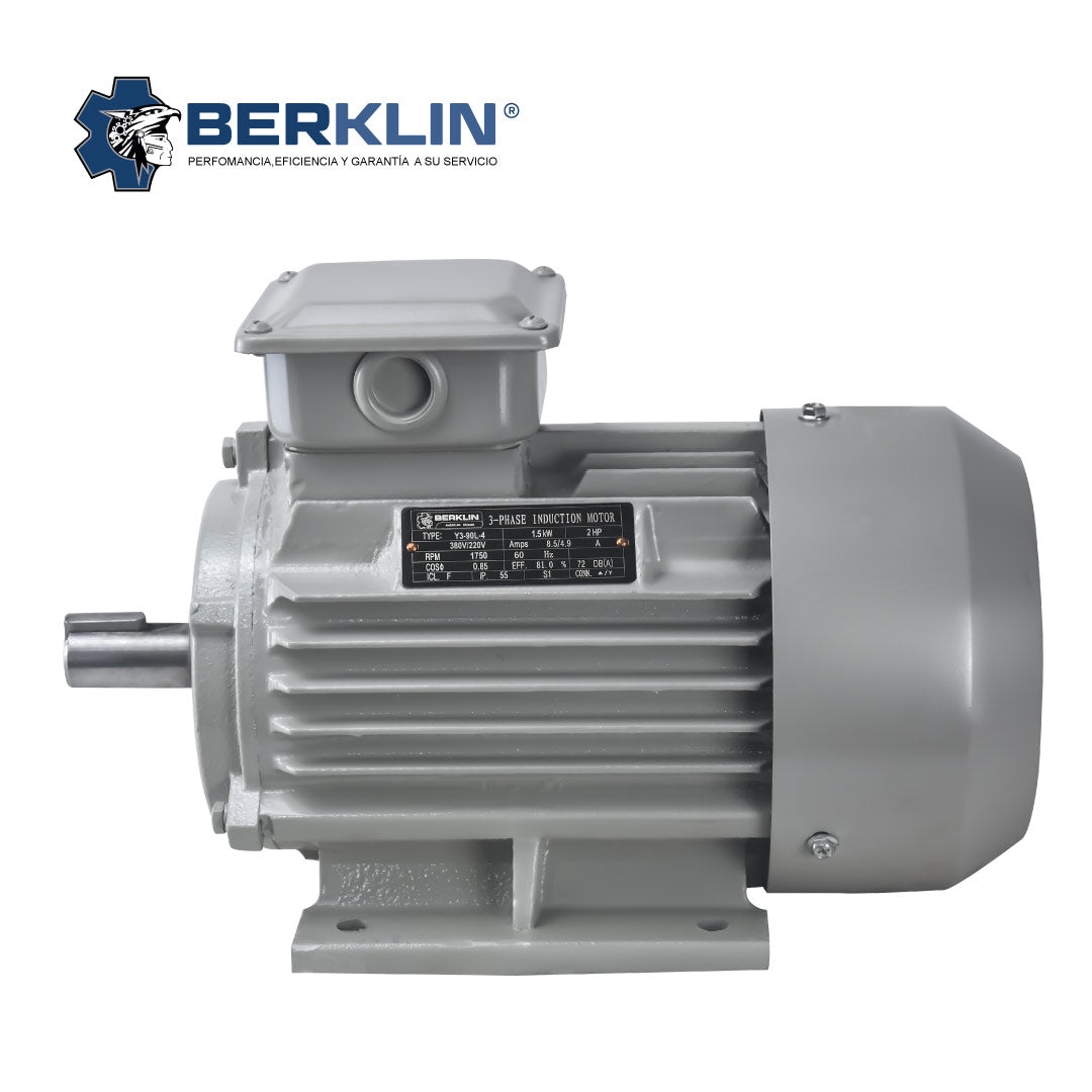MOTOR ELECTRICO TRIFÁSICO DE 2HP 1750RPM