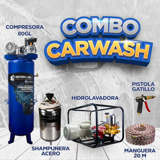 COMBO CAR WASH  MONOFASICO 3HP 30E11