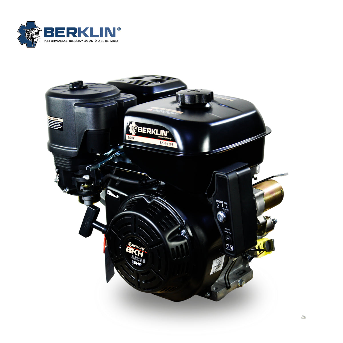 MOTOR GASOLINERO DE 15HP CON ARRANQUE ELECTRICO MODELO BKH420E