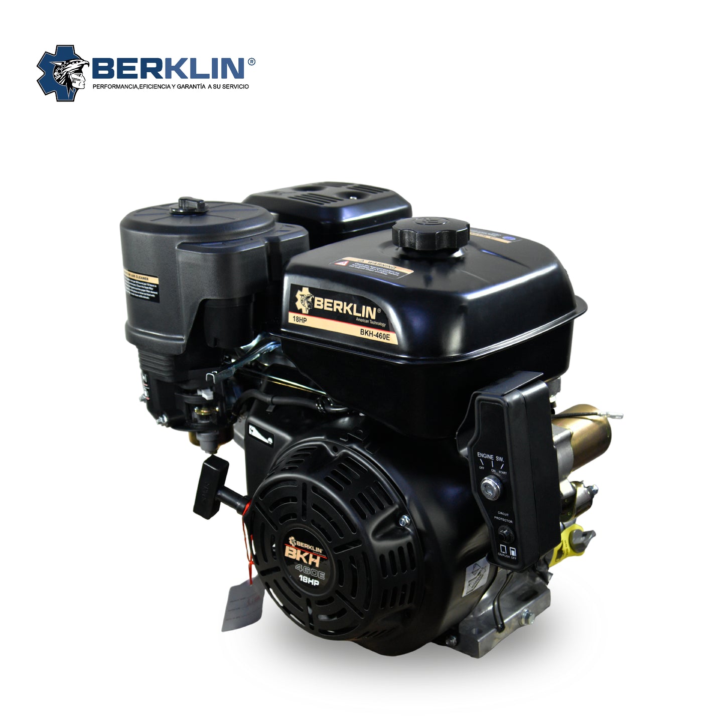 MOTOR GASOLINERO DE 18HP CON ARRANQUE ELECTRICO MODELO BKH460E