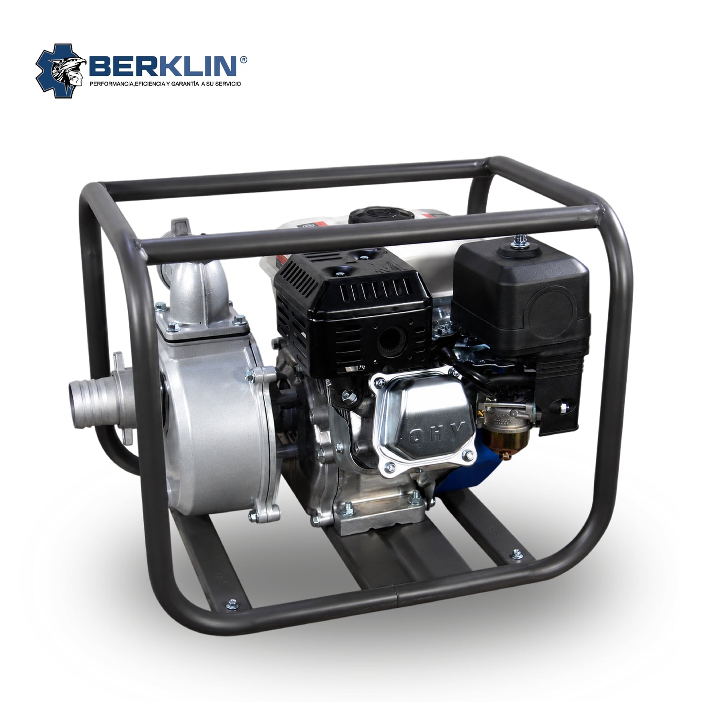 MOTOBOMBA CON MOTOR GASOLINERO 6.5HP DE 2X2"