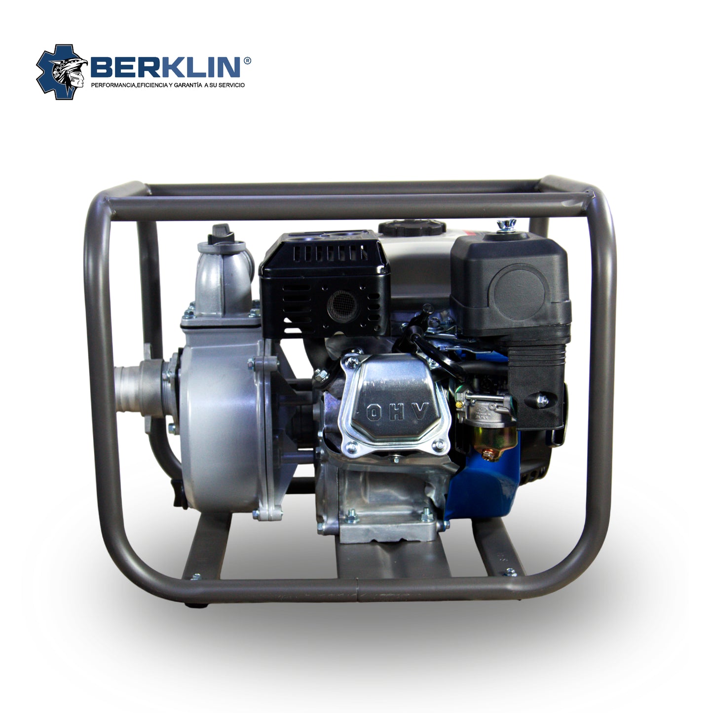 MOTOBOMBA CON MOTOR GASOLINERO 6.5HP DE 2X2"