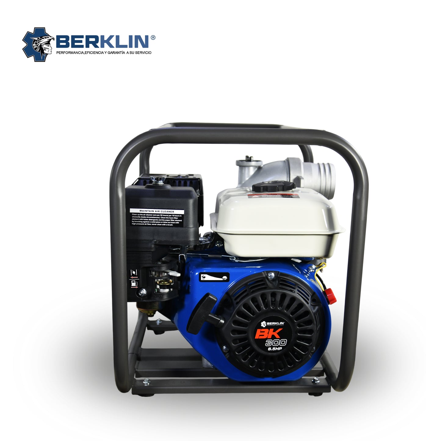 MOTOBOMBA CON MOTOR GASOLINERO 6.5HP DE 3X3"