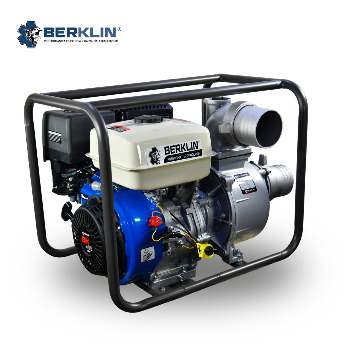 MOTOBOMBA CON MOTOR GASOLINERO 13HP DE 4X4"