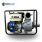 MOTOBOMBA CON MOTOR GASOLINERO 13HP DE 4X4"