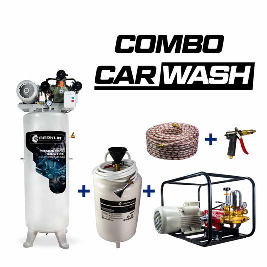 COMBO CAR WASH  MONOFASICO (MOTOR 3HP CABEZAL 4HP) 30E12