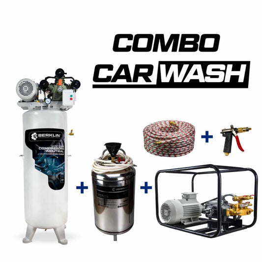 COMBO CAR WASH  TRIFASICO (MOTOR 3HP CABEZAL 4HP) 30B21