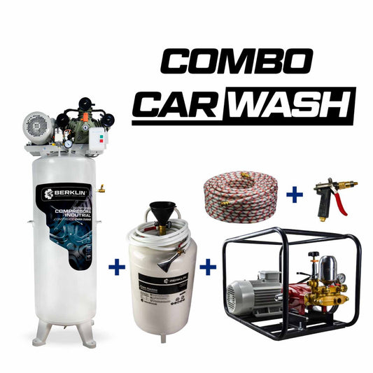 COMBO CAR WASH  TRIFASICO (MOTOR 3HP CABEZAL 4HP) 30E12