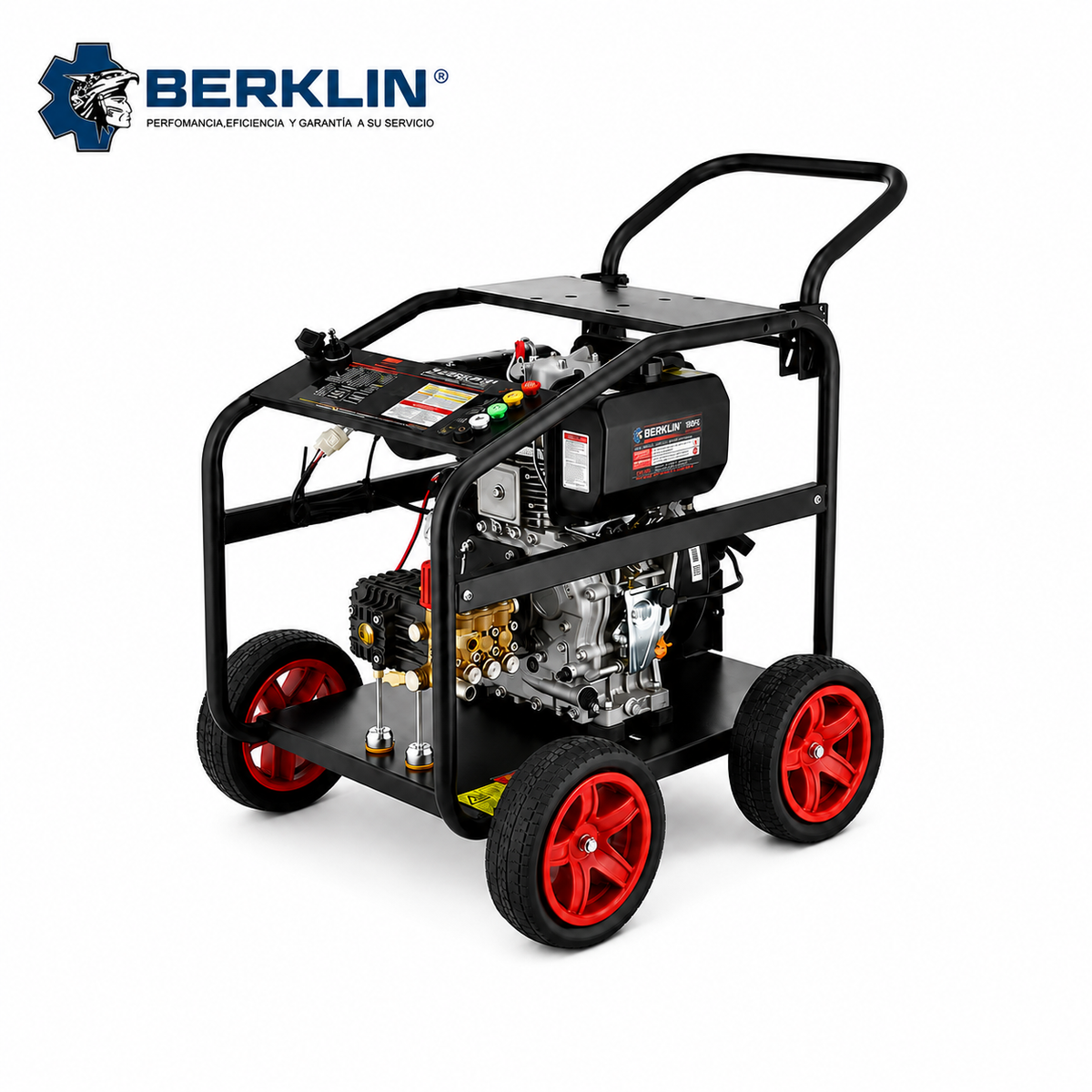 HIDROLAVADORA DE ALTA PRESIÓN CON MOTOR PETROLERO DE 10HP - 3600PSI