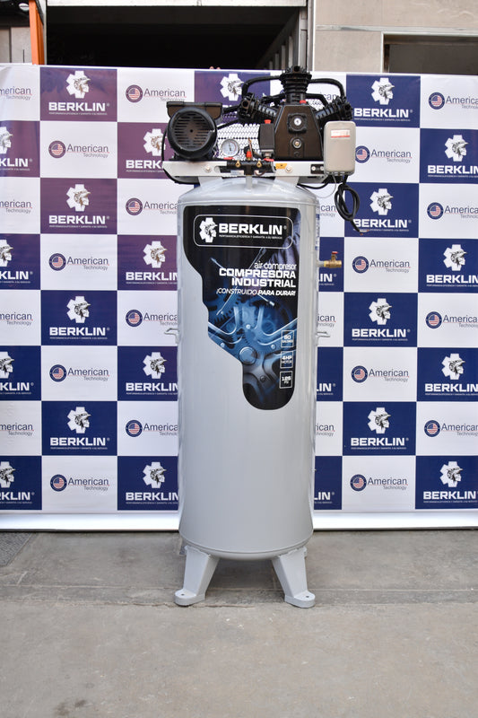 COMPRESORA INDUSTRIAL DE 80G DE 4HP DE 3 PISTONES