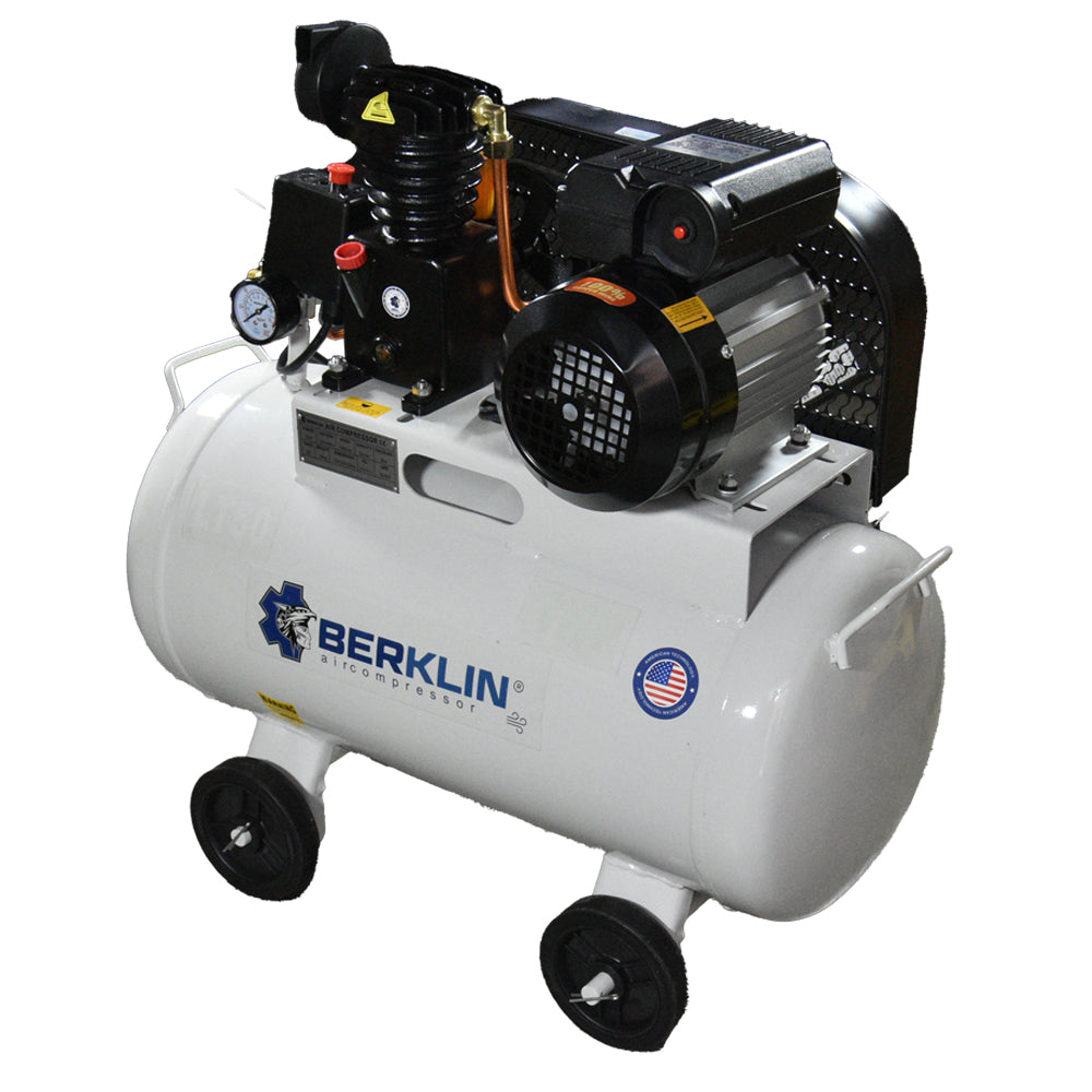 COMPRESORA DE AIRE 1HP 50 LT CON FAJA