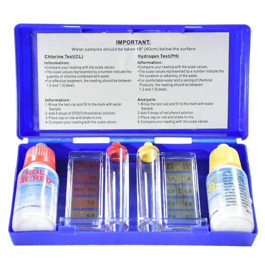 KIT DE PRUEBA DE PH Y CL