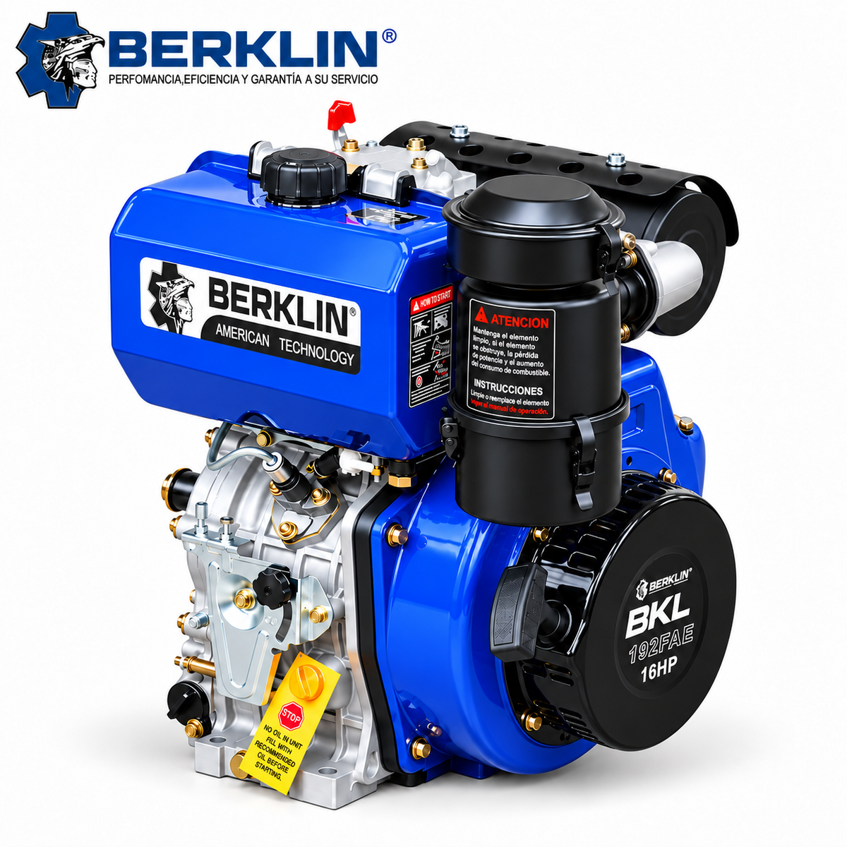MOTOR PETROLERO DE 16HP CON ARRANQUE ELÉCTRICO