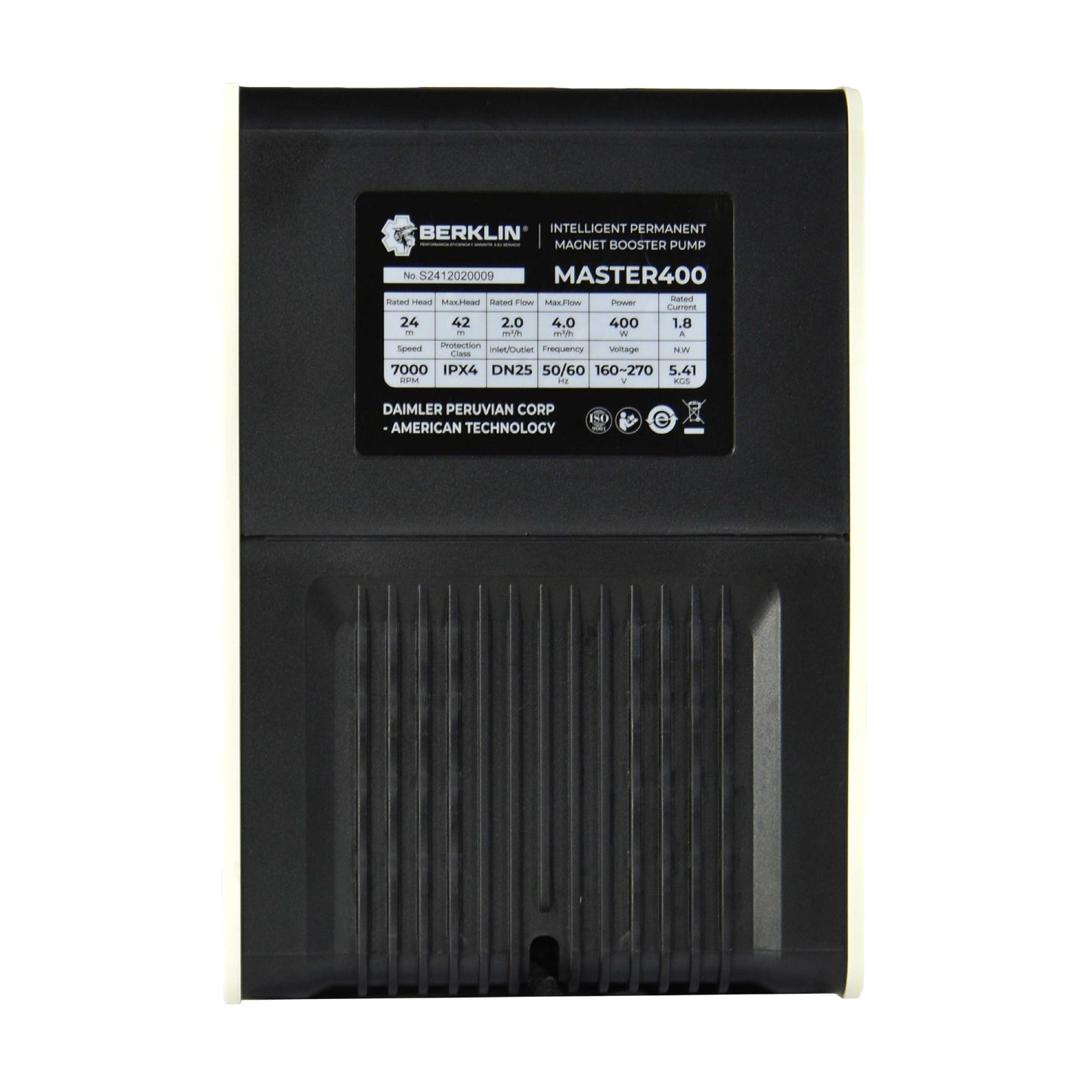 BOMBA DE AGUA PRESURIZADORA INTELIGENTE DE 400W