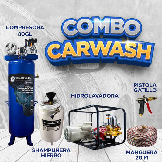 COMBO CAR WASH  MONOFASICO 3HP 30E12