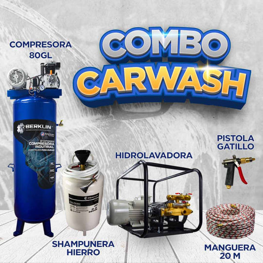 COMBO CAR WASH  MONOFASICO 3HP 30B22