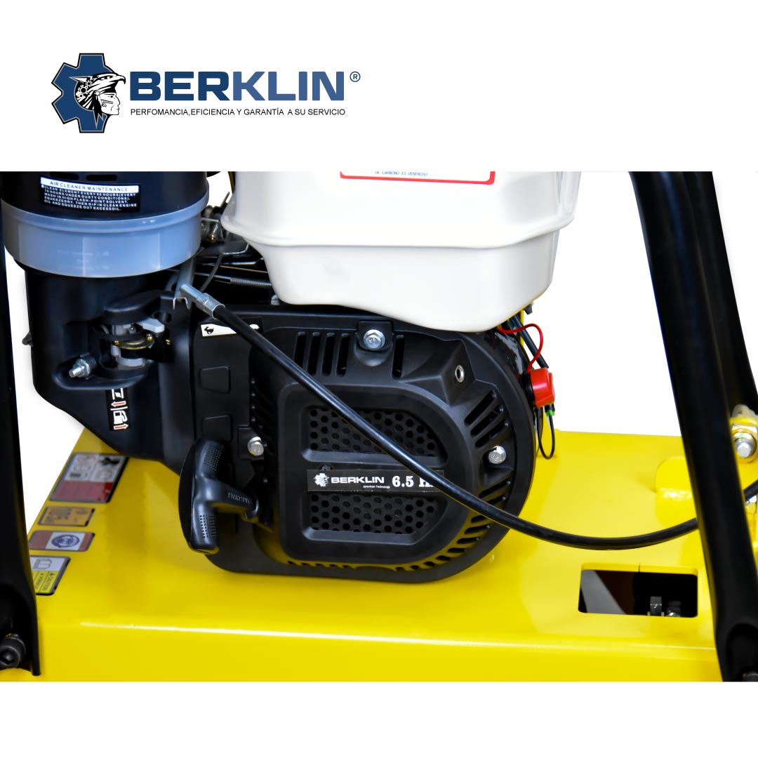 Planchas Compactadora reversibles con motor BERKLIN 6.5HP